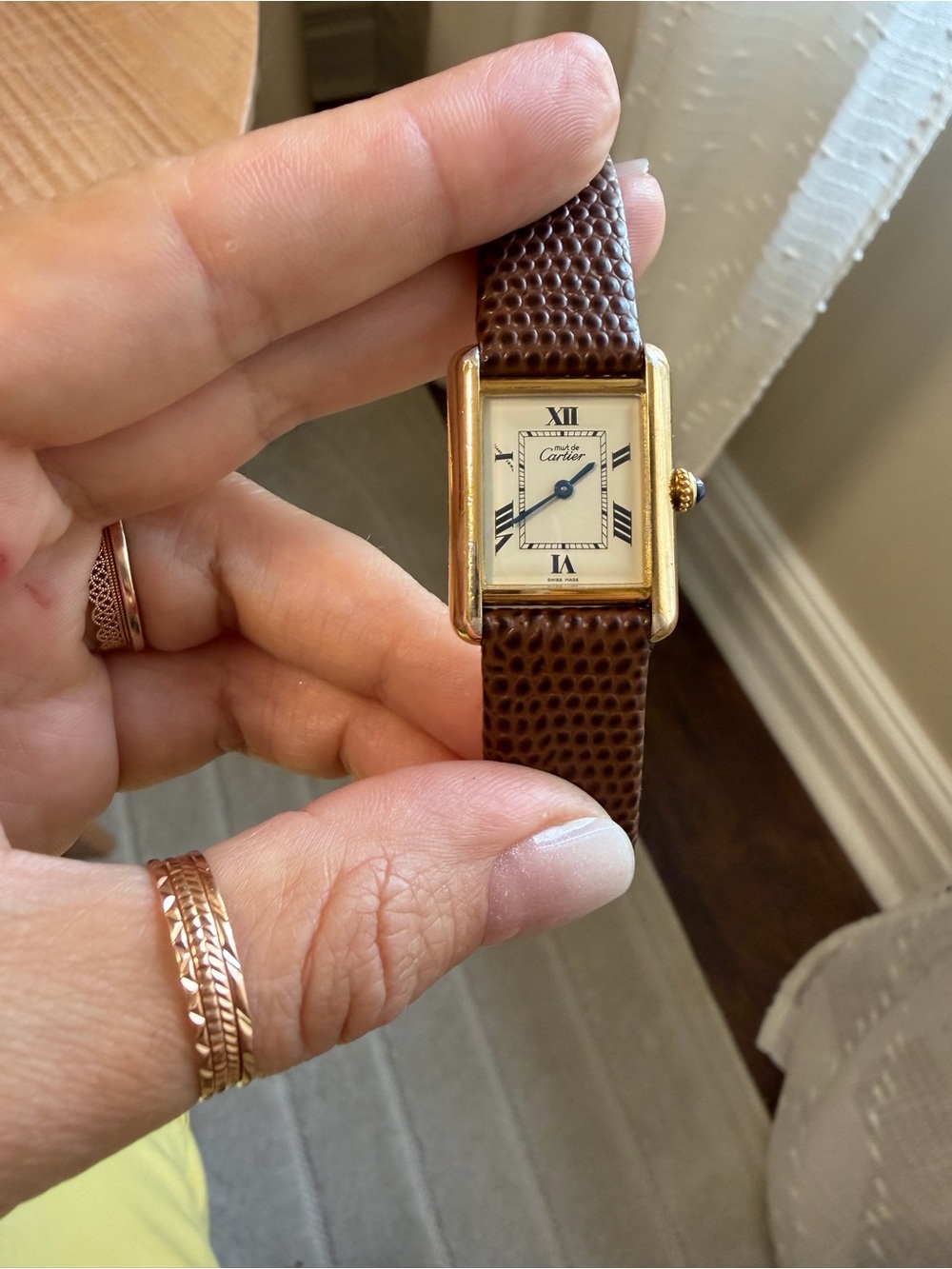 Cartier Must de Cartier Tank Vermeil